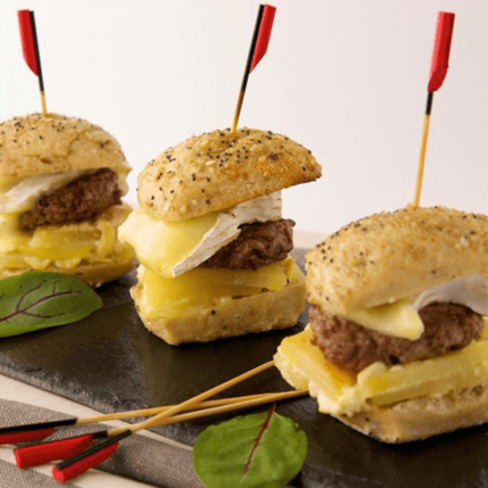 Burger Dauphinois au parfum de Camembert Président