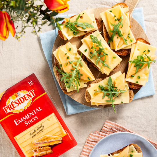 PRESIDENT EMMENTAL OPEN SANDWICH SOCIAL
